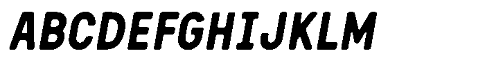 Sandport Narrow Medium Italic Font UPPERCASE