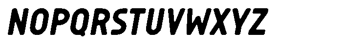Sandport Narrow Medium Italic Font LOWERCASE