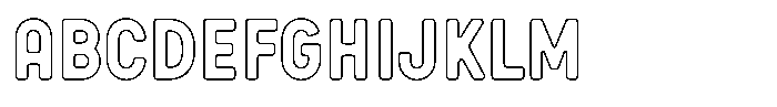 Sandport Narrow Medium Outline FONT