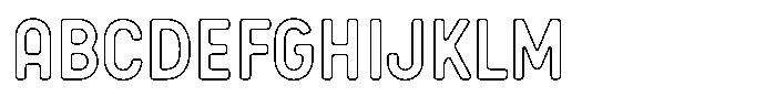 Sandport Narrow Outline FONT