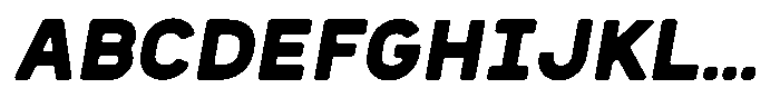 Sandport Regular Bold Italic Font
