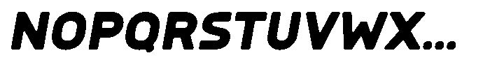 Sandport Regular Bold Italic Font UPPERCASE