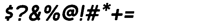 Sandport Regular Italic Font OTHER CHARS