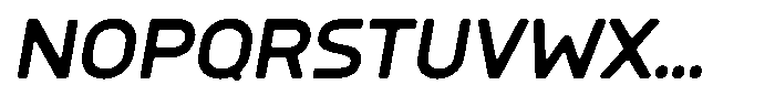 Sandport Regular Italic Font UPPERCASE