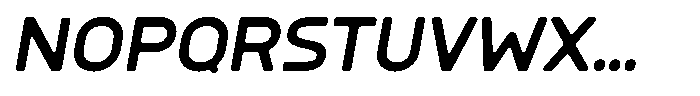 Sandport Regular Italic Font LOWERCASE