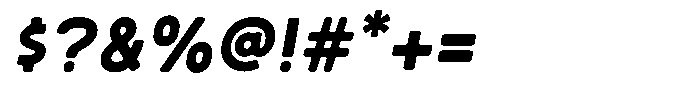 Sandport Regular Medium Italic Font OTHER CHARS