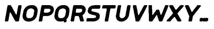 Sandport Regular Medium Italic Font UPPERCASE