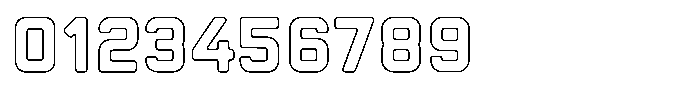 Sandport Regular Medium Outline Font OTHER CHARS