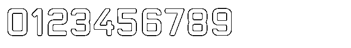 Sandport Regular Outline Font OTHER CHARS