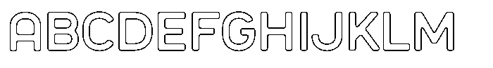 Sandport Regular Outline FONT