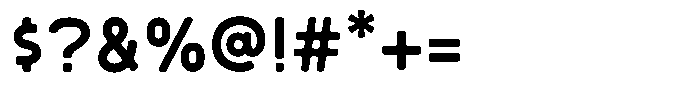 Sandport Regular Font OTHER CHARS