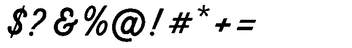 Sandport Script Font OTHER CHARS