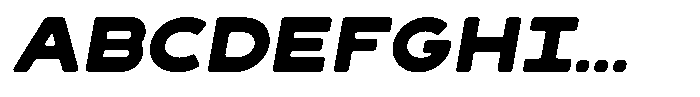 Sandport Ultra Bold Italic Font UPPERCASE