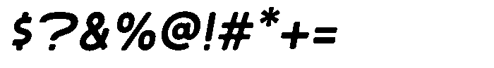 Sandport Ultra Italic Font OTHER CHARS