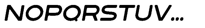 Sandport Ultra Italic Font LOWERCASE