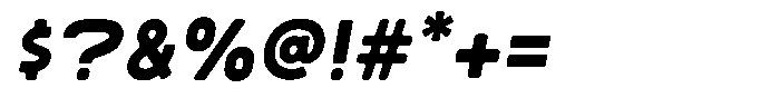 Sandport Ultra Medium Italic Font OTHER CHARS