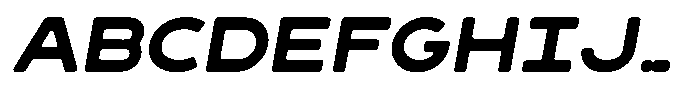 Sandport Ultra Medium Italic Font UPPERCASE