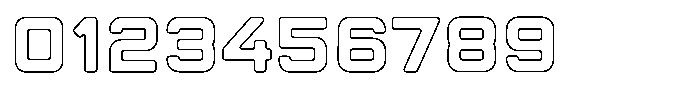 Sandport Ultra Medium Outline Font OTHER CHARS