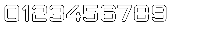 Sandport Ultra Outline Font OTHER CHARS