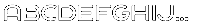 Sandport Ultra Outline FONT