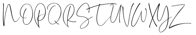 Sandra Abril Script Font UPPERCASE