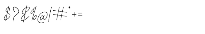 Sandutione Signature Font OTHER CHARS