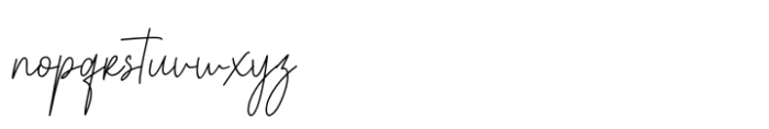 Sandutione Signature Font LOWERCASE