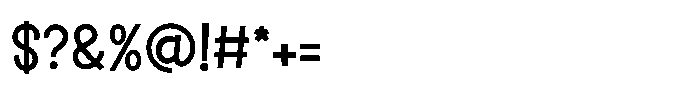 Sandy Wink Bold Regular Font OTHER CHARS