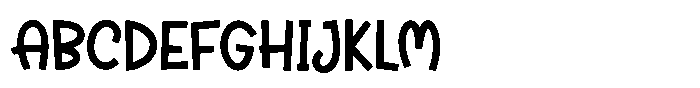 Sandy Wink Bold Regular Font UPPERCASE