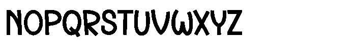 Sandy Wink Bold Regular Font UPPERCASE