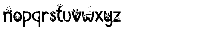 Sandy Wink Sea Regular Font LOWERCASE