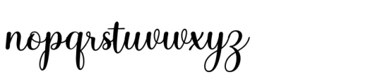 Sanehya Italic Font LOWERCASE