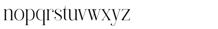 Sanfterd Regular Font LOWERCASE