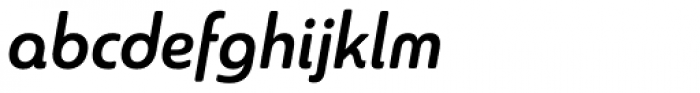 Sangli Condensed DemiBold Italic Font LOWERCASE