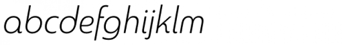 Sangli Condensed Light Italic Font LOWERCASE