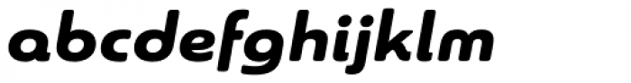 Sangli Extended Black Italic Font LOWERCASE