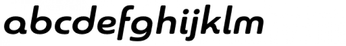 Sangli Extended Bold Italic Font LOWERCASE