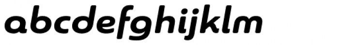 Sangli Extended ExtraBold Italic Font LOWERCASE