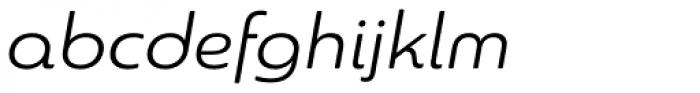 Sangli Extended Italic Font LOWERCASE