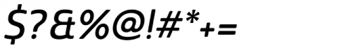 Sangli Medium Italic Font OTHER CHARS
