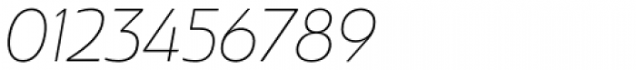 Sangli Thin Italic Font OTHER CHARS