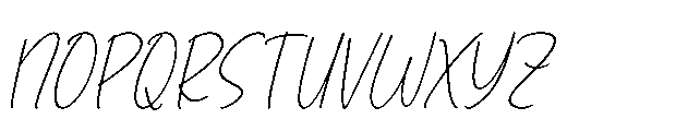 Sanknotes Italic Font UPPERCASE