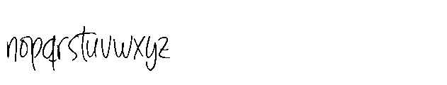 Sanknotes Regular Font LOWERCASE