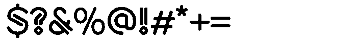 Sanpitch Bold Font OTHER CHARS