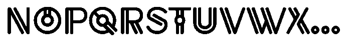 Sanpitch Bold Font UPPERCASE