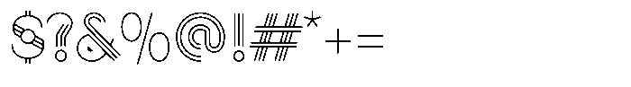 Sanpitch Extra Light Font OTHER CHARS