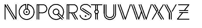 Sanpitch Light Font UPPERCASE