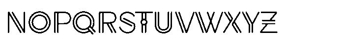 Sanpitch Light Font LOWERCASE