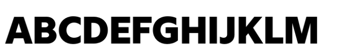Sans Atwic Modern Black Font UPPERCASE