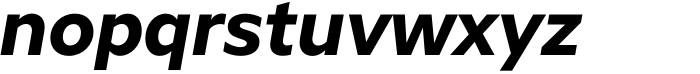 Sans Atwic Modern Bold Ita Font LOWERCASE